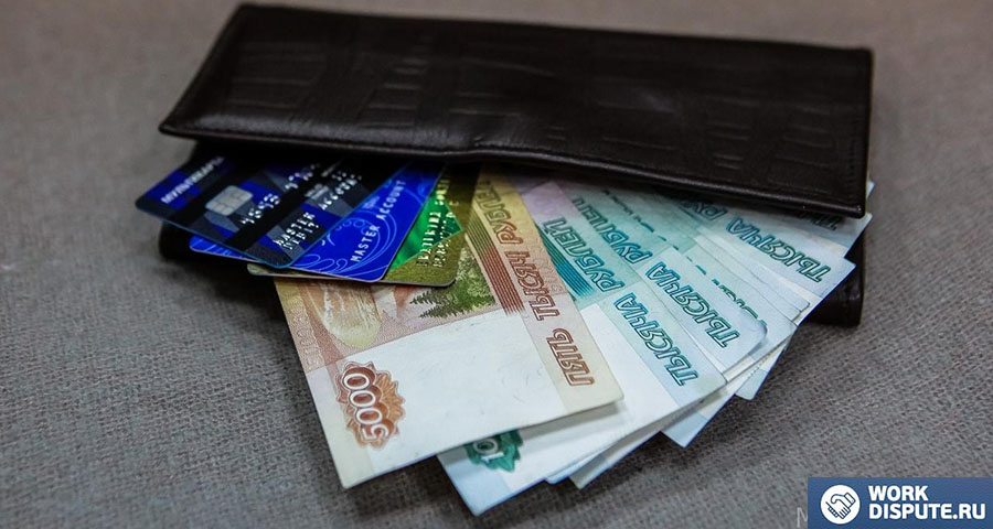Рубли в кошельке