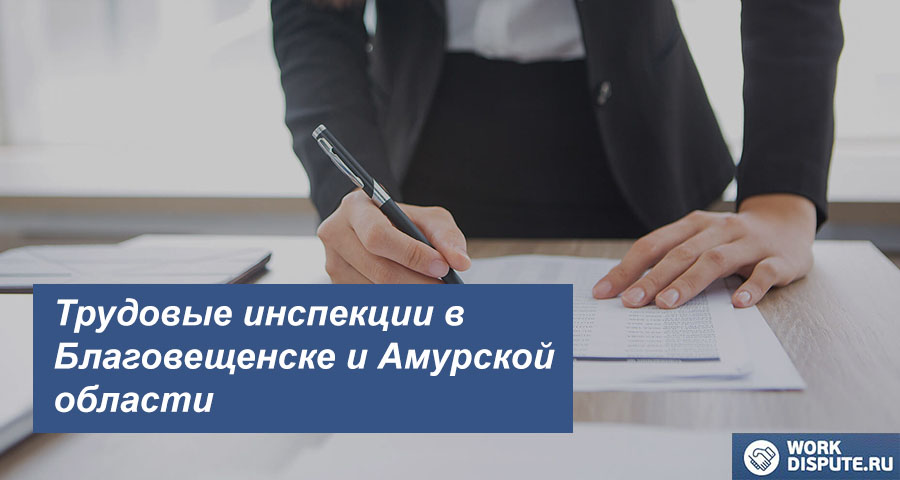 Инспекция по охране труда в Благовещенске и Амурской области